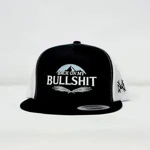 Back On My Bullsh*t Embroidered Trucker Hat | Funny Meme Snapback Cap | Adjustable Unisex Streetwear 2026