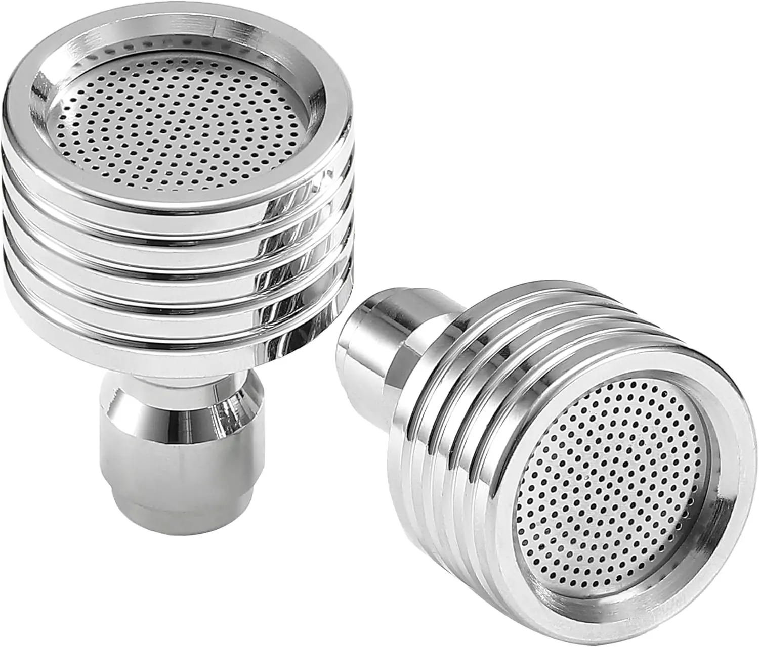 Tool Daily 2-Pack Durable Low Pressure Washer Spray Head Nozzles, 1/4” Quick Connector, Easy-Install Stainless Steel Soft Wash Nozzles for DIY Car Care, Garden Care
