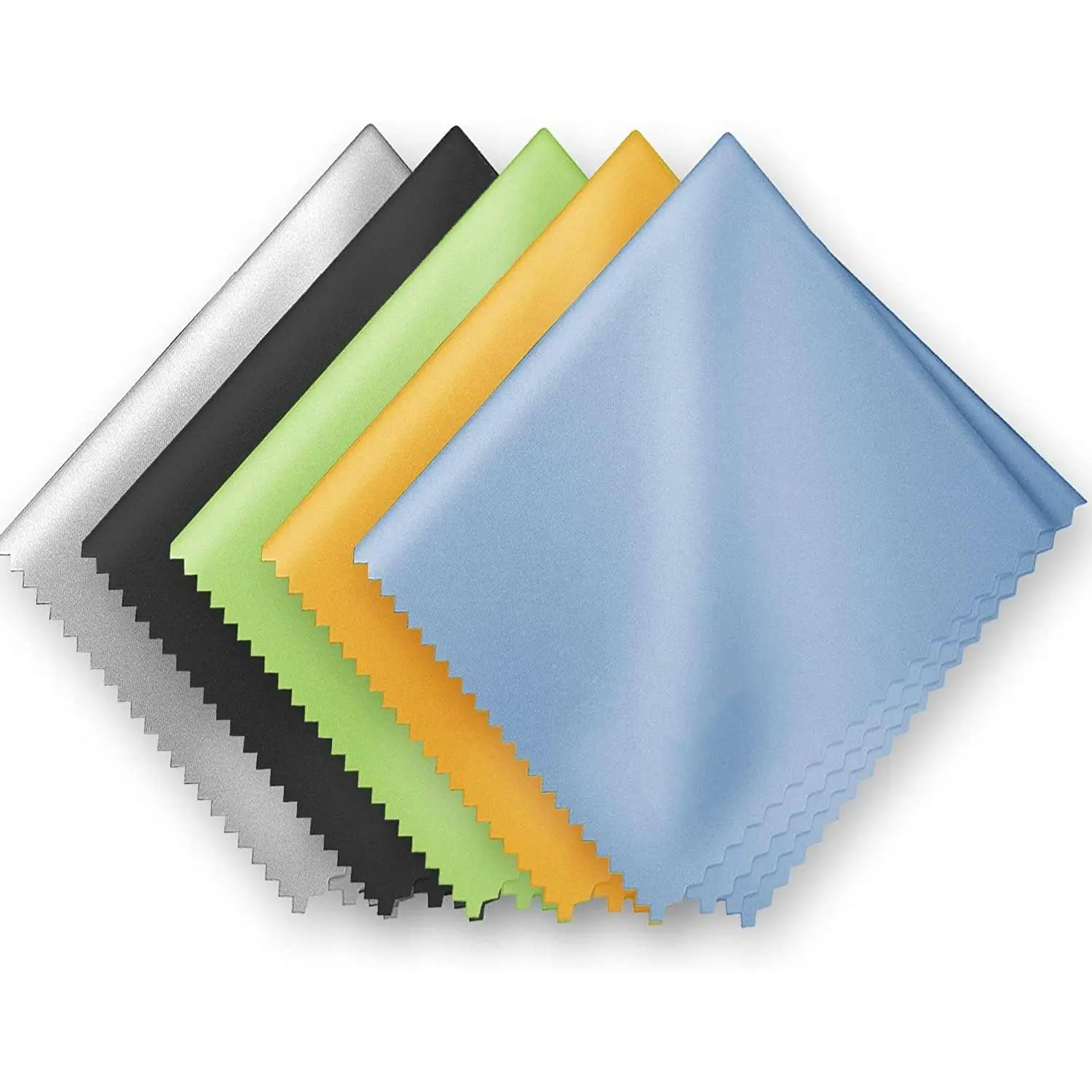 Sturdy Synthetic Microfiber Glasses Cleaning Cloths (12in x 12in) - Spot Clean Compatible Delicate Surface Towel for Eyeglasses, Camera, Digital Camera Screens, Device Users