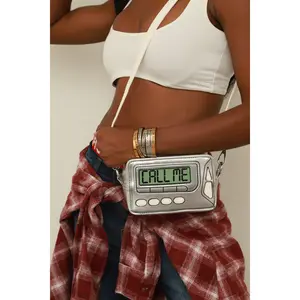 90s Pager Bag | Vegan Leather - Adjustable