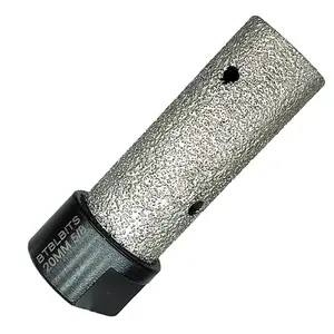 Diamond Finger Milling Bit 3/4 Inch (20mm) Diamond Grinding Bit Hole Saw Drill Bits for Holes Enlarging Shaping Trimming in Porcelain Tile Marble Granite Hard Ceramic Masonry Stone Quartz 5/8"-11 Threads Angle Grinder Tool