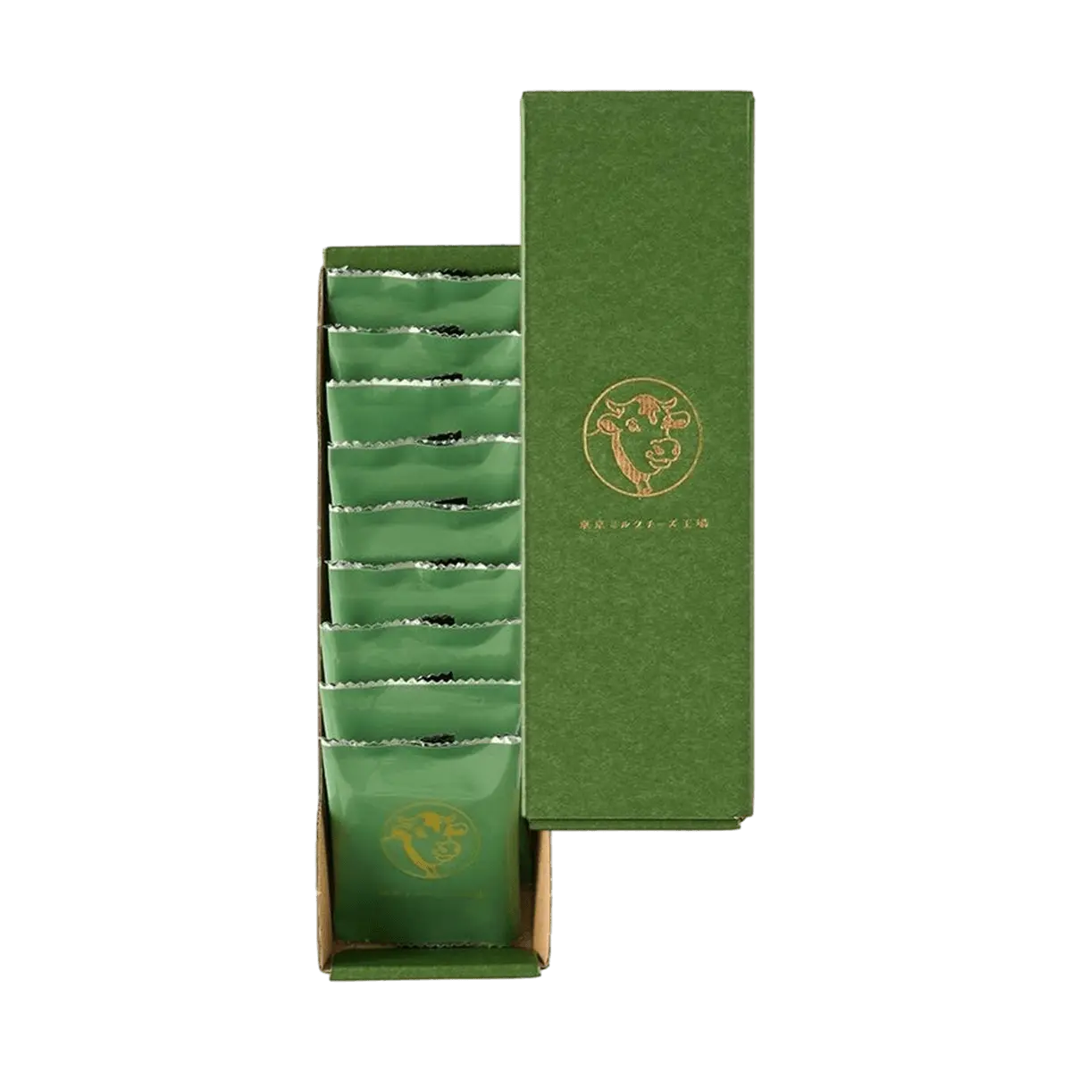 Tokyo Milk Cheese Factory Matcha Mascarpone Cheese Cookies Gift Box 9pcs - Limited Edition Japanese Snacks, Perfect Souvenir