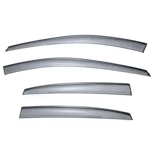 Taped-on window deflectors For Subaru XV Crosstrek 13-17 - Impreza Sport 12-16 With Black Trim