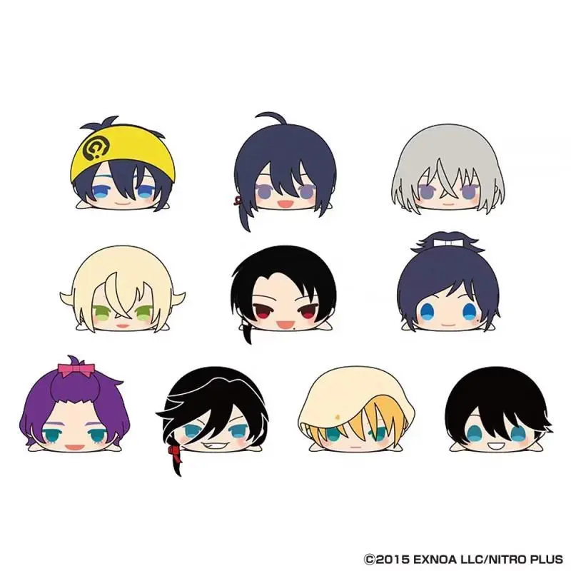 8cm Mochi Mascot Plush Doll Anime Touken Ranbu Online Yamatonokami Cotton Pendant Cute Bag Pendants Children's Collectible Toys