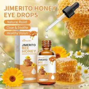 4PCS Natural Honey Eye Drops – Moisturizing Eye Hydration, Gentle Eye Care for Sensitive Eyes, Daily Soothing Eye Drops to Keep Your Eyes Refreshed Moisturize Hydrating