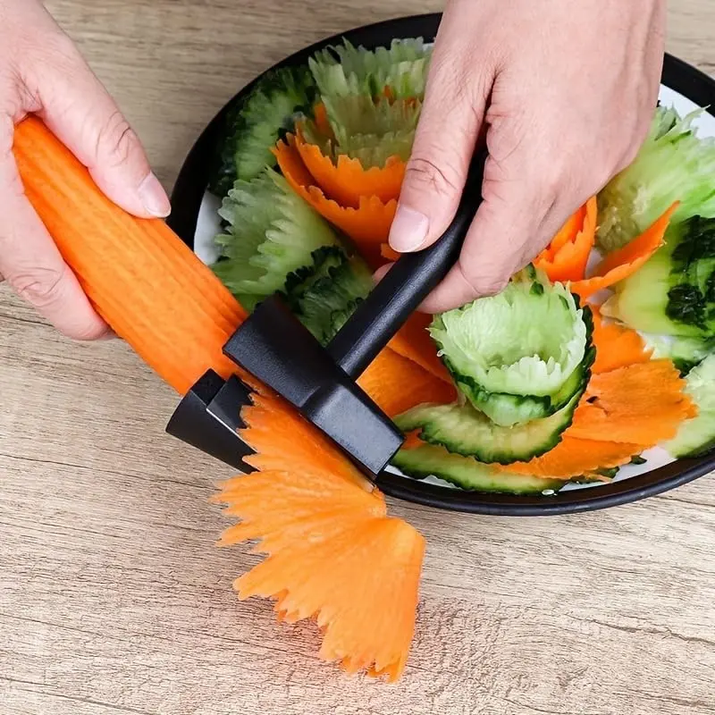 Handheld Spiral Vegetable Slicer Peeler Set, 1/3/6 Pieces Kitchen Tool for Carrots, Radishes, Potatoes, Easy-To-Use Design