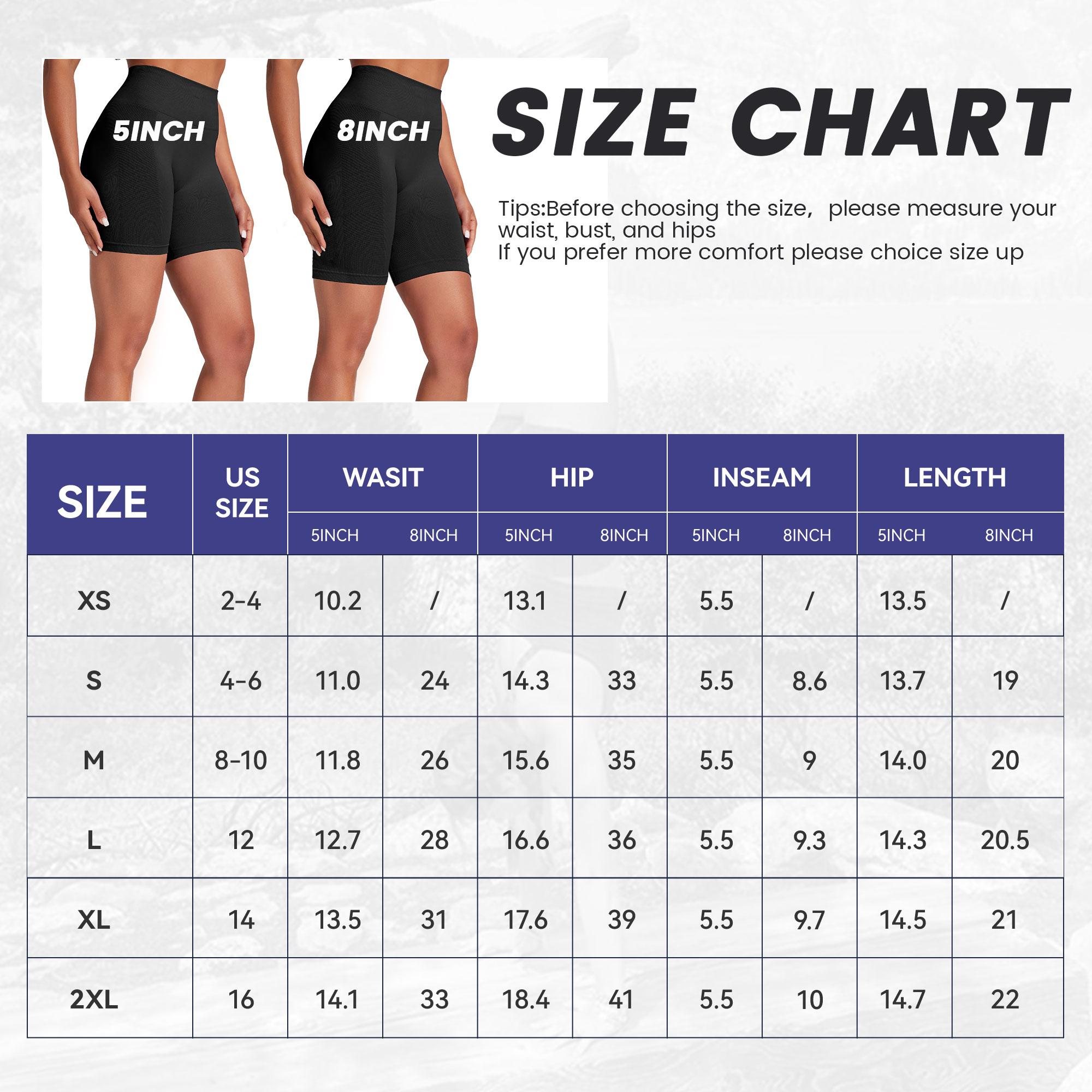 VICONOW Shorts for Women - 8/5 Inch High Waist Tummy Control Color Bike Shorts for Gym Workout