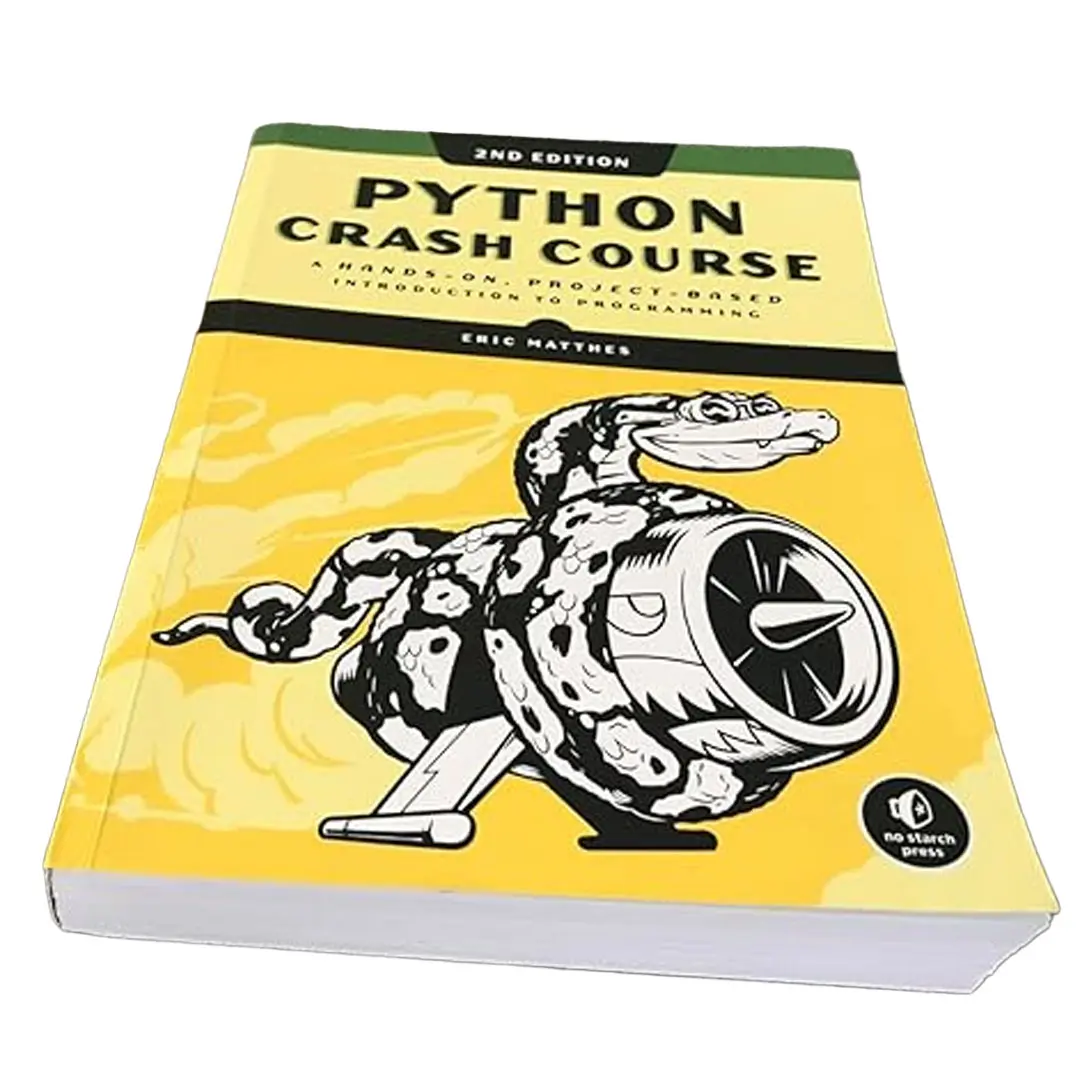 Python Crash Course book, 2nd Edition: A Hands-On, Project-Based Introduction to Programming