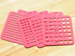 5pc DIY Sprinkle Stencil Set 6 8 10 12mm Sizes Includes FREE SCRIBE Food Grade Safe Material Ergonomic Design for Hobbyists and Pros