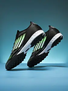 Durable Men's Football Shoes TF Nails, Wear-Resistant Anti-Slip, Strong Grip, Ankle Protection, Durable Rubber Sole, All Seasons