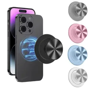 52 Magnet Magnetic Folding Mobile Phone Grip Holder Socket Pocket For Magsafe IPhone Samsung Safe Ring Finger Expanding Stand