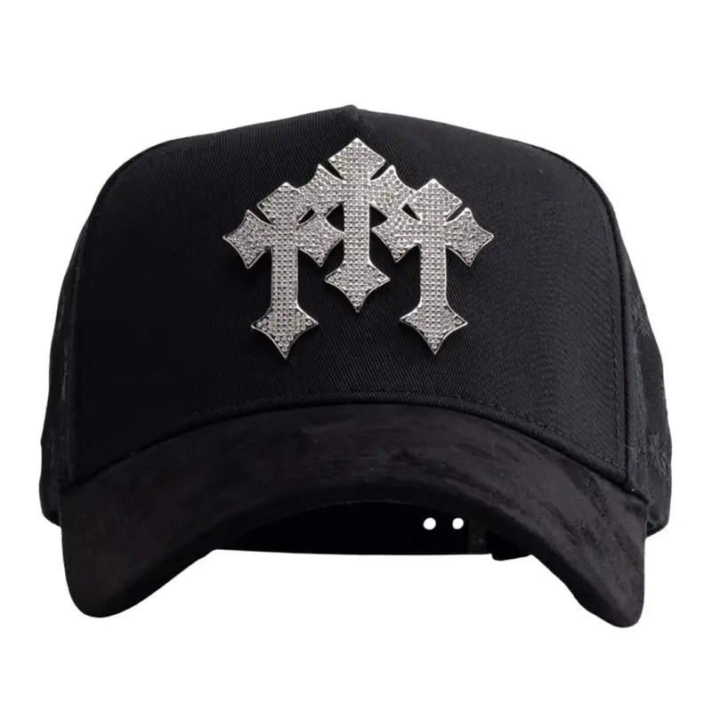 EL BARBAS HATS CHROME SNAPBACK HAT ONLY! CHROMESILV