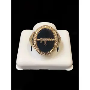 AK47 Gun Ring Gold 10k