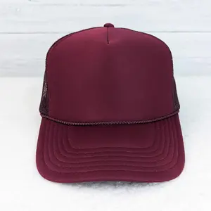 Maroon Foam Trucker Hat