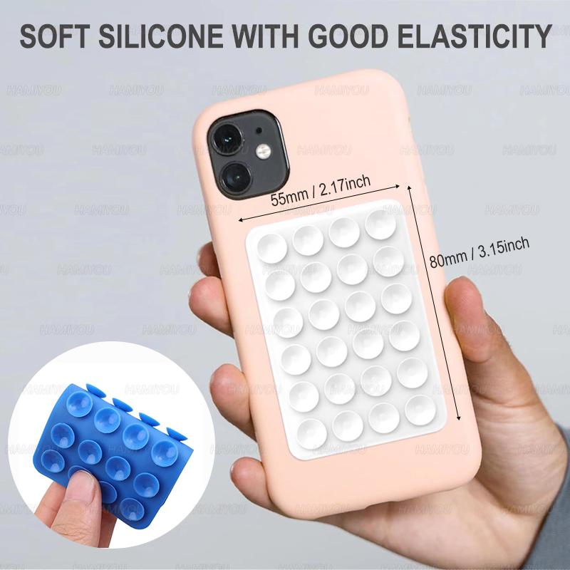 1Pc Sticky Phone Grip Silicone Suction Pad Octobuddy Phone Accessories Mobile Silicone Suction Cup Rubber Suction Phone Holders