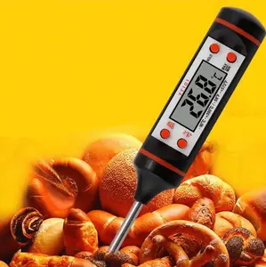 1 Pc Kitchen Storable Food Baking Digital Thermometer,Temperature Sensor Meter, Electronic Probe Type Digital Display Liquid Grill Thermometer