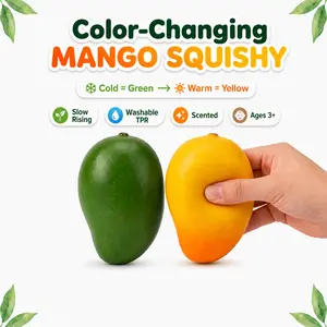 Mango taba Squishy Toy, Cream Stick-Shaped Soft Toy with Fresh fragrance, Perfect for Play & Stress Relief, Ideal Gift for All Occasions, Stress Relief Fidgeting.Safe and non-toxic, Parents and children can play it with peace of mind