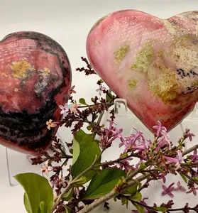 Pink opal Hearts