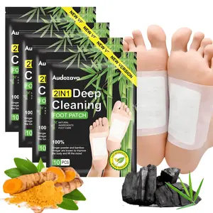 Foot Detox Patches for Stress Relief Toxin Removal & Better Sleep Natural Deep Cleansing Pads Healthy Healthcare Solution Treatment 40pcs Herbal Wellness Blend Ginger Turmeric Peppermint Essential Herbs TikTokShopBlackFriday