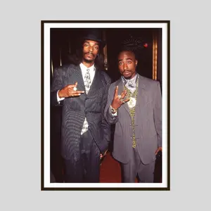 Tupac Shakur Awards Era Inspired Poster, Vintage Retro Hip Hop Music Wall Art (Unframed / Print Only)