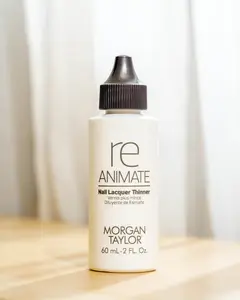 Morgan Taylor Reanimate Lacquer Thinner - Nail Polish Restorer for Thickened Lacquer, Refreshes Nail Lacquer with 1-2 Drops, Maintains Shine & Wear, Compatible with Morgan Taylor Formula, 2oz.