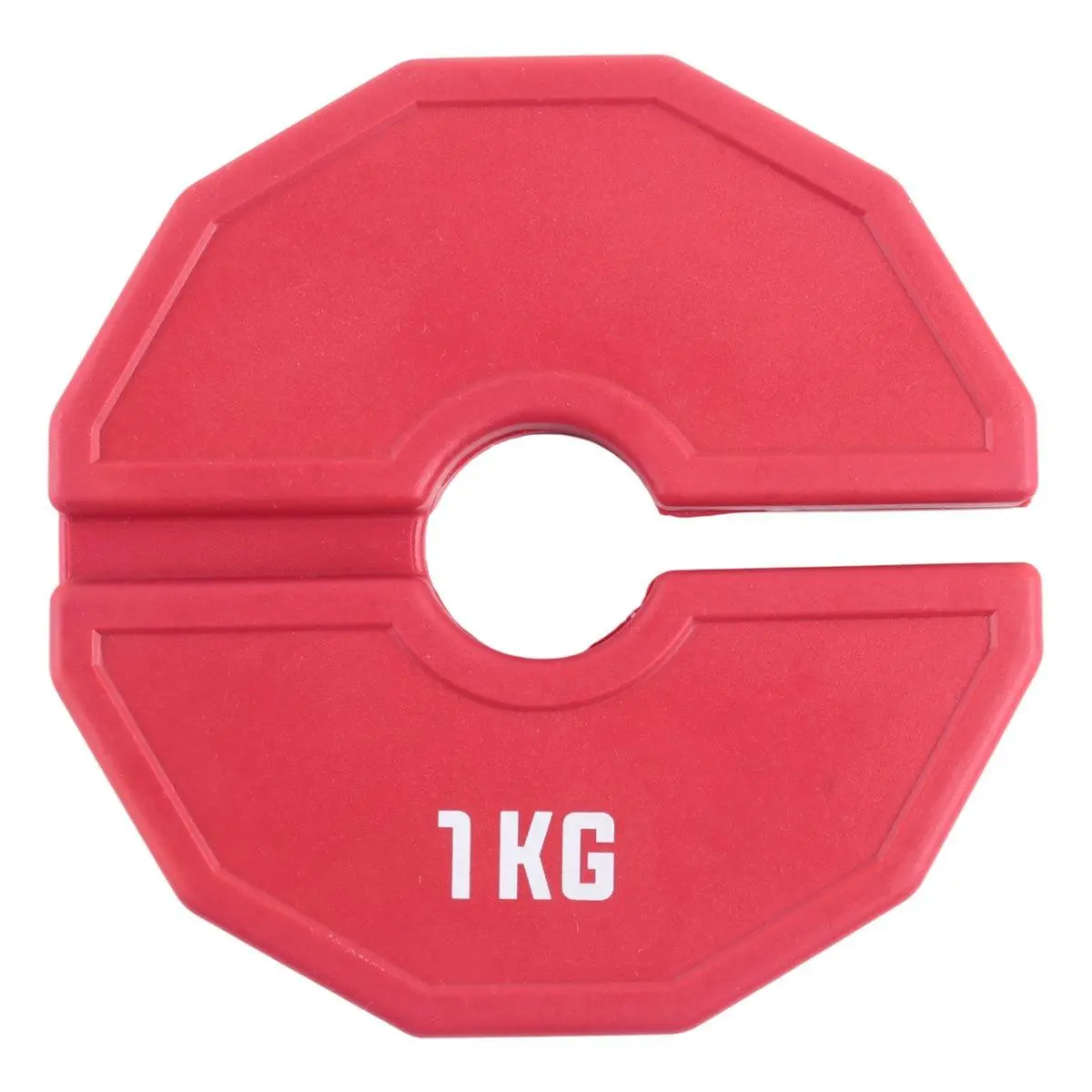 1Pcs Gym Micro-Type Plates Dumbbell Fractional Weight Plate Rubber Fractional Weight Plates Add-on Change Red 1KG