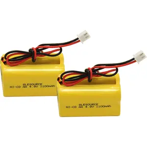 BL93NC487 BL93NC484 BAA48R Ni-Cd 4.8V 1100mAh Exit Sign Emergency Light Battery Replacement 2 Pack