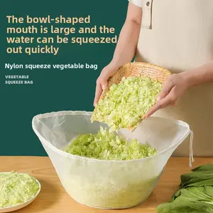 Dumpling Filling Water Squeezer, Vegetable Filler Bag, Home Use Cabbage Drainer, Soy Milk Filter Bag, Dehydrator, Pressing Mesh