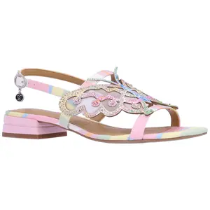 J. Renee' Rhinestone Sandal - Leona Fabric