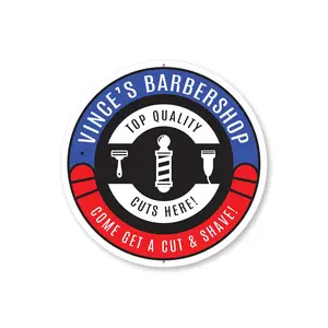 Custom Barber Cuts Sign