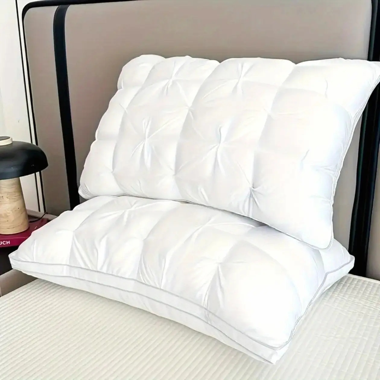 2/4pcs Luxury 5-Star Hotel Quality Pillows, Ultra-Soft for Side Back Stomach Sleepers, Machine Washable, Perfect for Home, Bedroom, And Hotel Use - The Perfect Gift for All Seasons, Home Bedding, Bedroom