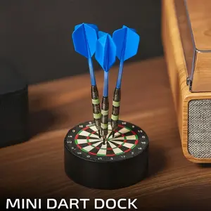 Mini Eva Dart Board Set, Durable & Portable Design, Ideal for Indoor Use, Perfect Gift for Dart Fans, Easy Assembly Features