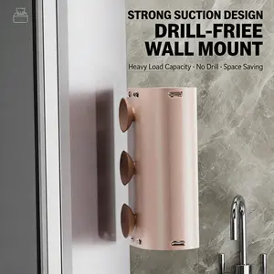 Silicone Suction Cup Paper Towel Holder Cover, Wall-Mounted Rectangular Dispenser, Bathroom, Car, Desk Use, Easy Installation