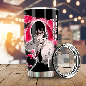 [New Anime Drinkware - Sale Up To 35%] Kobeni Higashiyama Tumbler Cup, Chainsaw Man Anime Car Interior Accessories, Shy Heroine Mug, Soft Anime Drinkware, Fan Gift