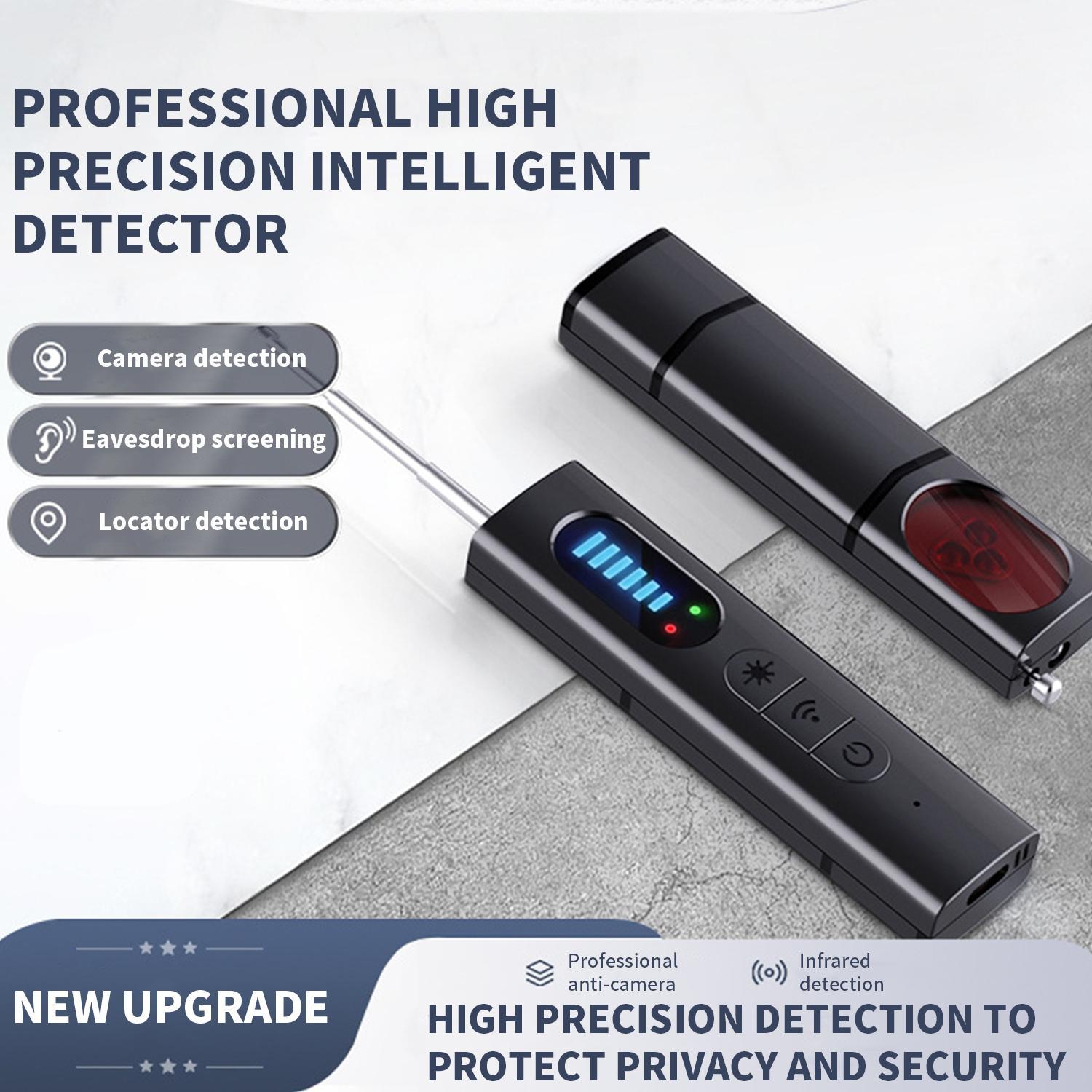 Hidden Camera detector GPS Tracker Device for Hotel, Airbnb, Travel, Car, Bathroom, Office, Wireless Signal Infrared Scanner, Anti-Positioning Monitoring, Hotel Anti-Spy Detector Security Detection Automatic Alerts Remote One Black Portable Protection Hidden Camera detector GPS Tracker Device for Hotel, Airbnb, Travel, Car, Bathroom, Office, Wireless Signal Infrared Scanner, Anti-Positioning Monitoring, Hotel Anti-Spy Detector Security Detection Automatic Alerts Remote One Black Portable Protection