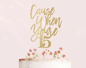 Birthday Cake Topper - Custom Age Cake Decor - Sweet Sixteen - Taylor Themed