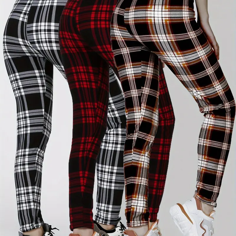 3pcs Black+Burgundy+khakiwhite