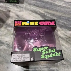 NeeDoh 2026 New Cube Nice Cube - Satisfying Cube Squeeze Toy - Soft Squeeze Toy in Assorted Colors - Fun for Ages 3 and Up Limited Edition