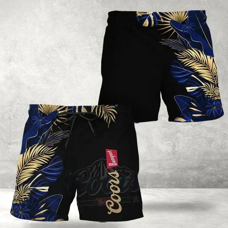 C00.rs Banquet Tropical Kentia Palm Swim Trunks, Hawaiian Shorts For Men Dad Friend, Aloha Short, Trendy Gift, Summer Shorts, Beach Shorts