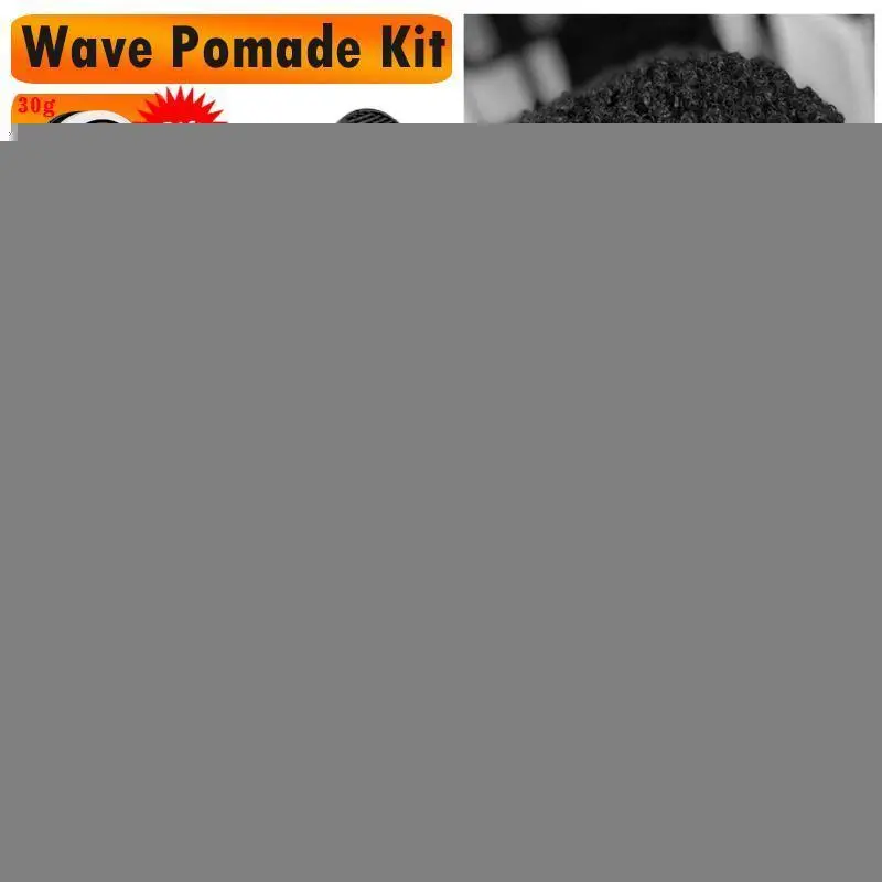 3.53oz Biotin Waves Control Pomade For Men Sevich Sport Strong Hold Wave Hair Gel With Brush Wavy Hair Oil Shampoo Conditioner