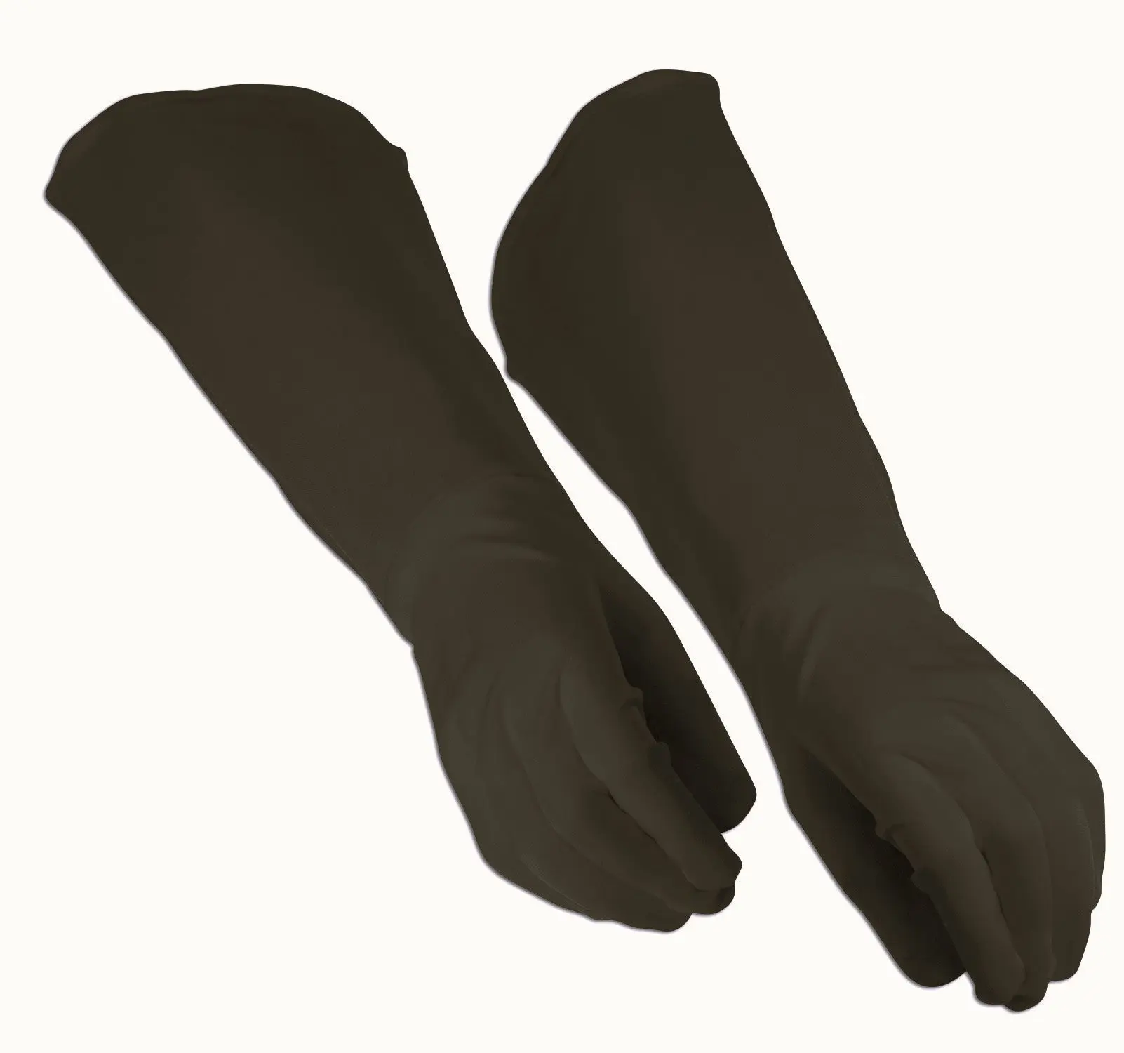 Adult Black Hero Gauntlet Gloves Costume Accessory
