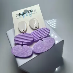 Polymer clay earrings
