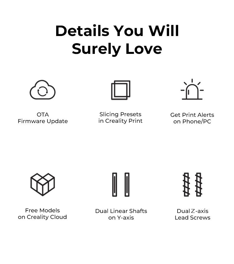 Creality Ender-3 V3 KE 3D Printer - Fused Deposition Modeling Technology, 500mm/s Max Printing Speed and X-axis Linear Rail