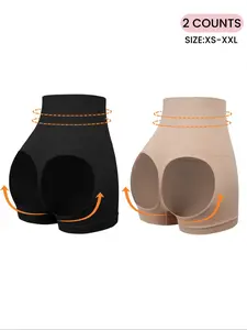 Women's Cut Out High Waist Shapewear Shorts, High Waisted Shaper, Breathable Comfortable Shaper, Tummy Control Butt Lifter, Hip Lifting Shaping, Ladies Shapewear Bottoms, Body Shaping Underwear, Womenswear