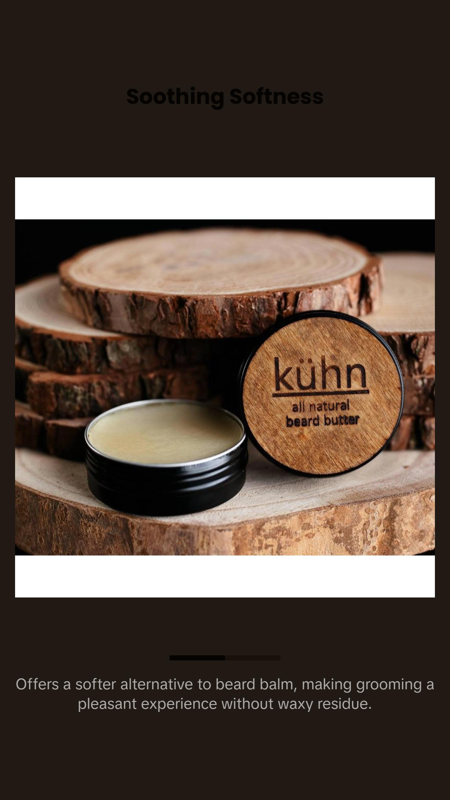 All Natural Beard Butter By Kuhn Products - 2 oz All Natural