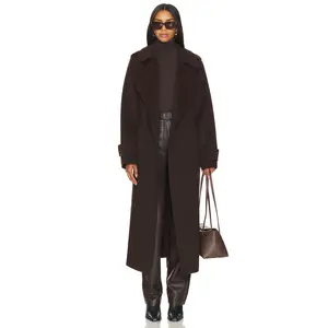 LAMARQUE Margaret Coat in Dark Brown