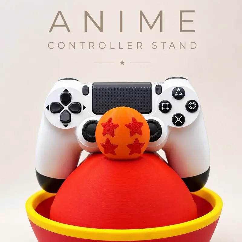 4 star hat joystick holder for anime or comic fans, great desk decor computer set up