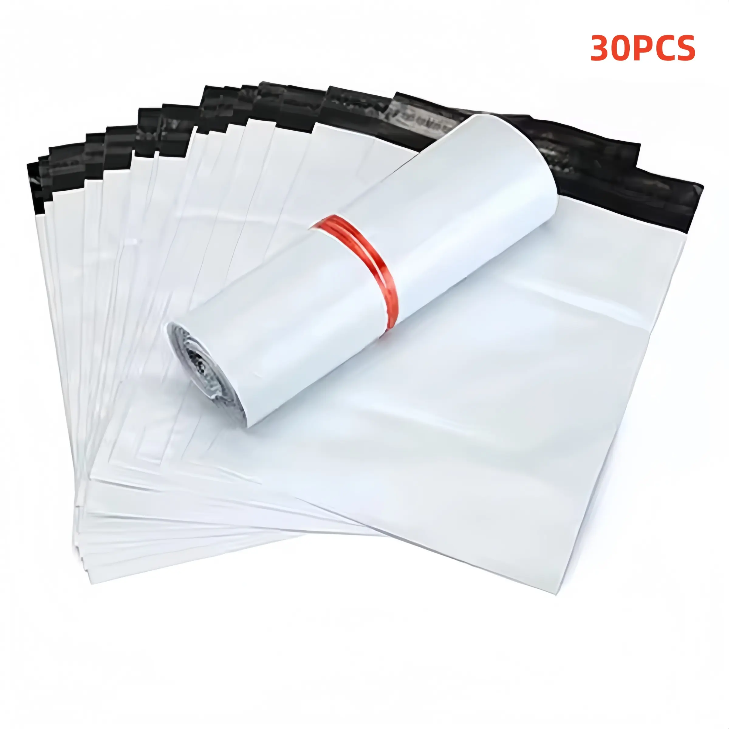 30-Pack Waterproof Shipping Bags, 25x35cm Self-Adhesive Plastic Mailer Pouches, Envelope Style Packaging for Delivery and Storage, Shipping Envelopes, Postal Mailing Bags, Shipping Supplies