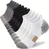 12 pairs of unisex summer breathable casual sports ankle socks, Athletic Socks, Sporty Socks, Sweat Wicking Socks, moisture-wicking, comfortable, durable, and stay-in-place; versatile for daily work, leisure, sports, cycling, and travel.