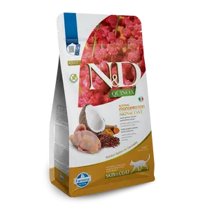 N&D Quinoa Feline Skin & Coat Quail